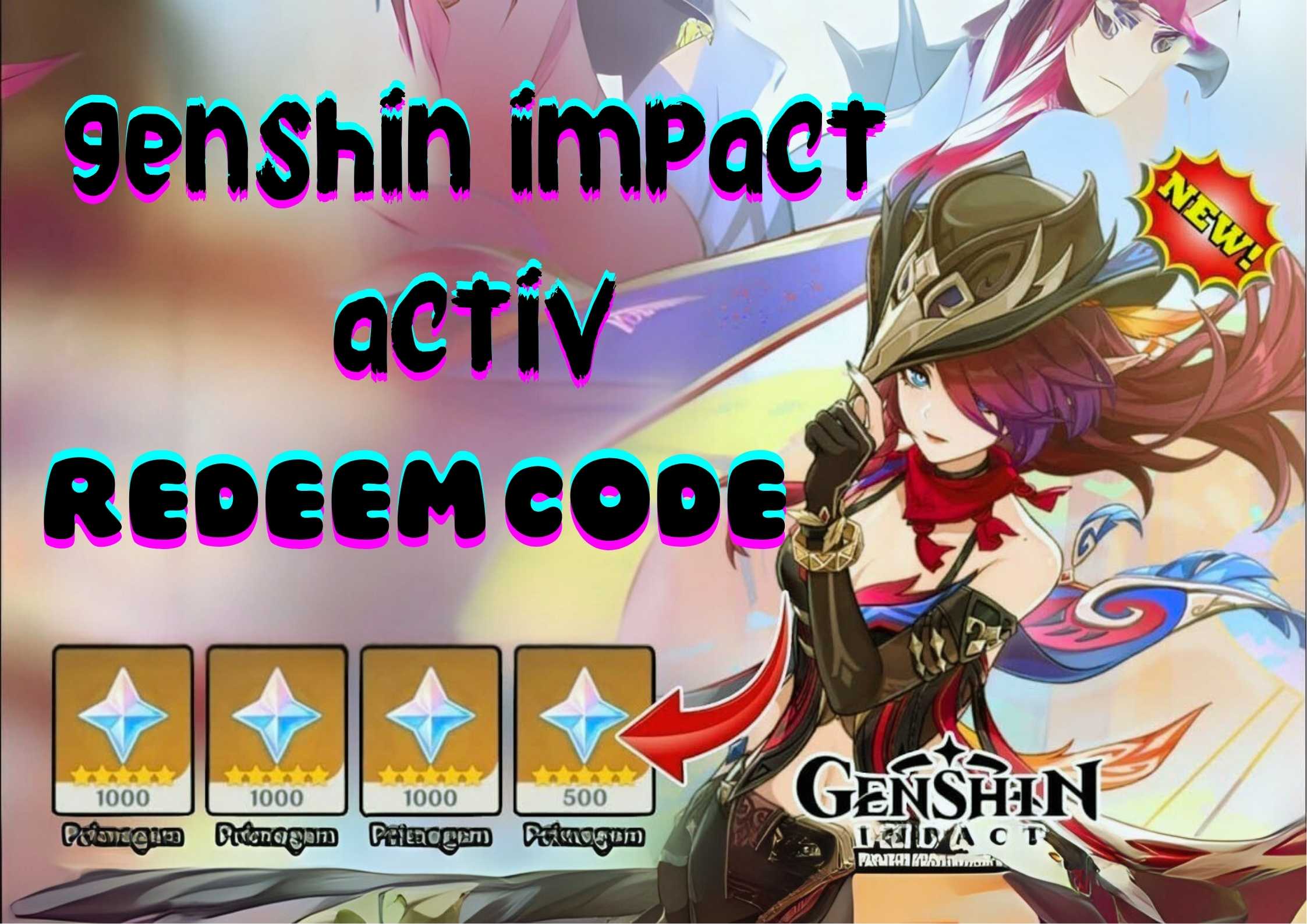 genshin impact active redeem code