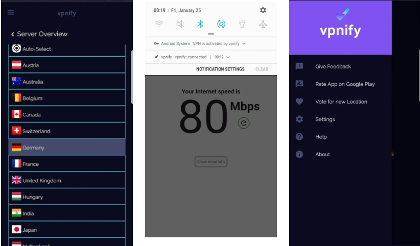 VPNify Connection Status