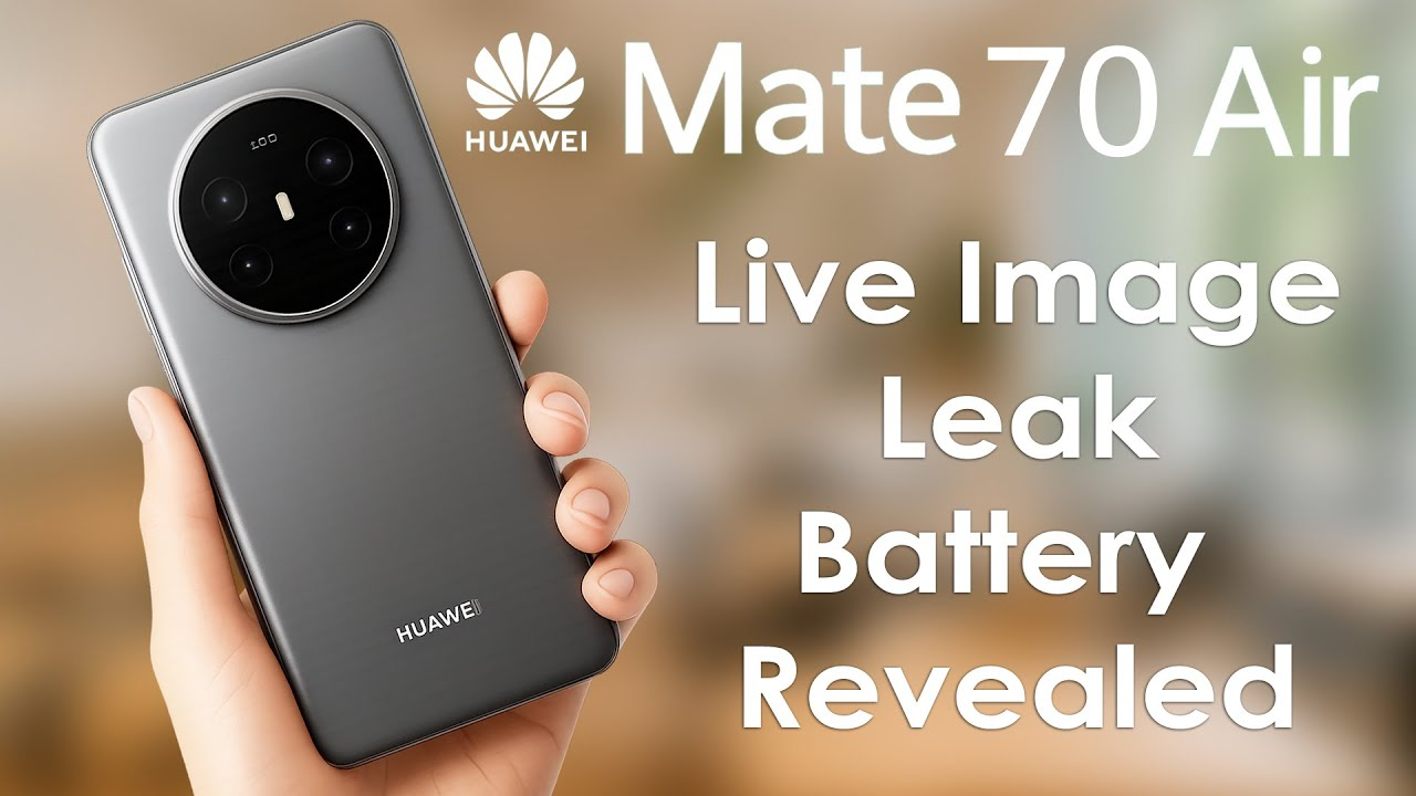 عدسات الكاميرا الثلاثية في هاتف ميت 70 إير من هواوي