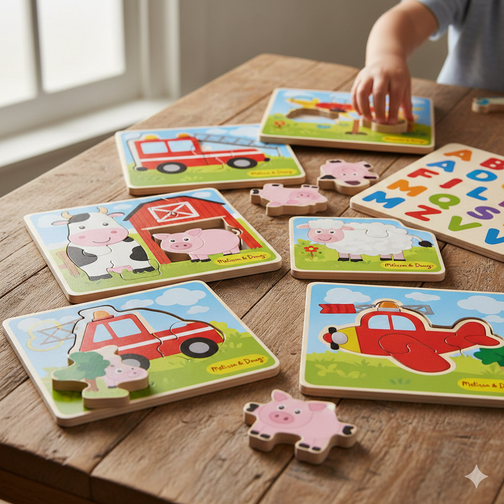 Melissa & Doug Wooden Puzzles