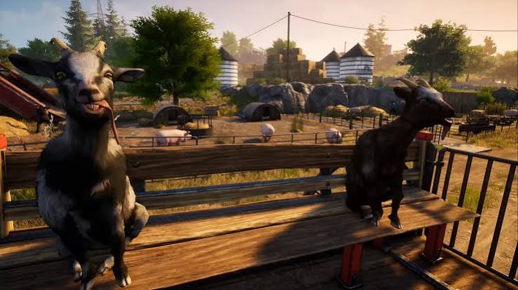 Goat Simulator APK gameplay screenshot
